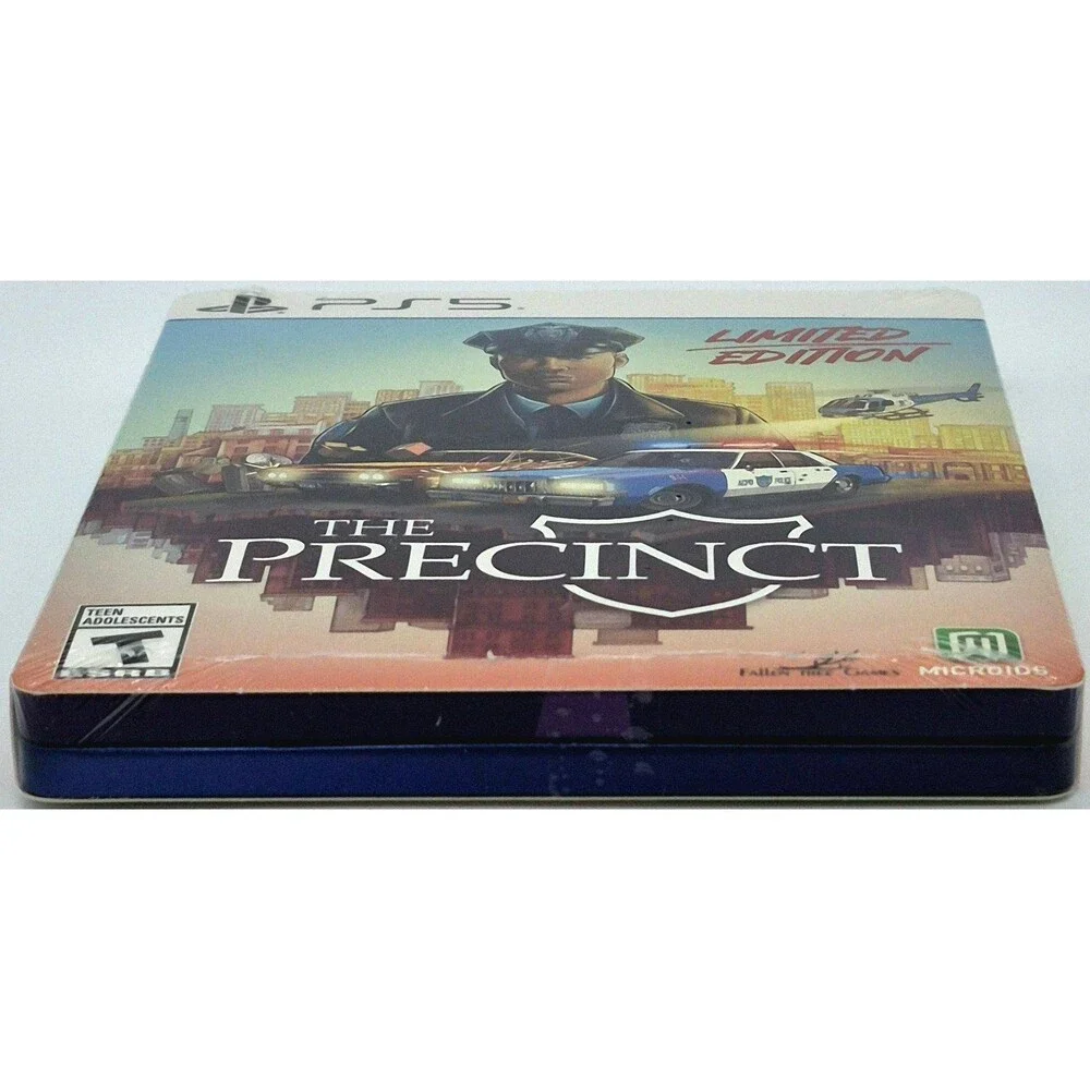 PS5 The Precinct Limited Edition Steelbook Sealed w Map & Soundtrack